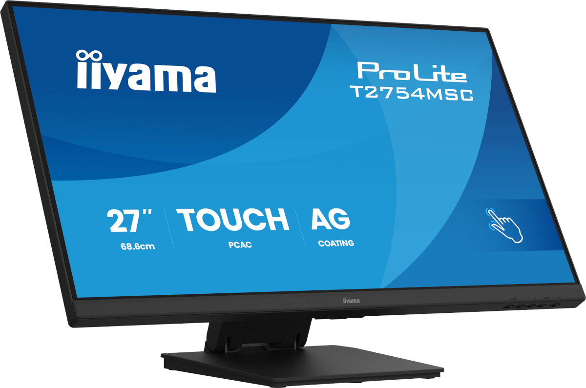 iiyama monitor 68.6cm (27") T2754MSC-B2AG 16:9 M-Touch VGA+HDMI