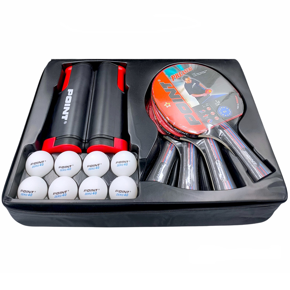 Point lauatennise reketikomplekt Family 4tk+8 palli+siatka Pokrowiec