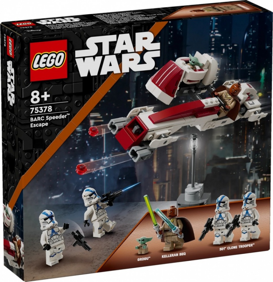 LEGO klotsid 75378 Star Wars Flucht mit dem BARC Speeder