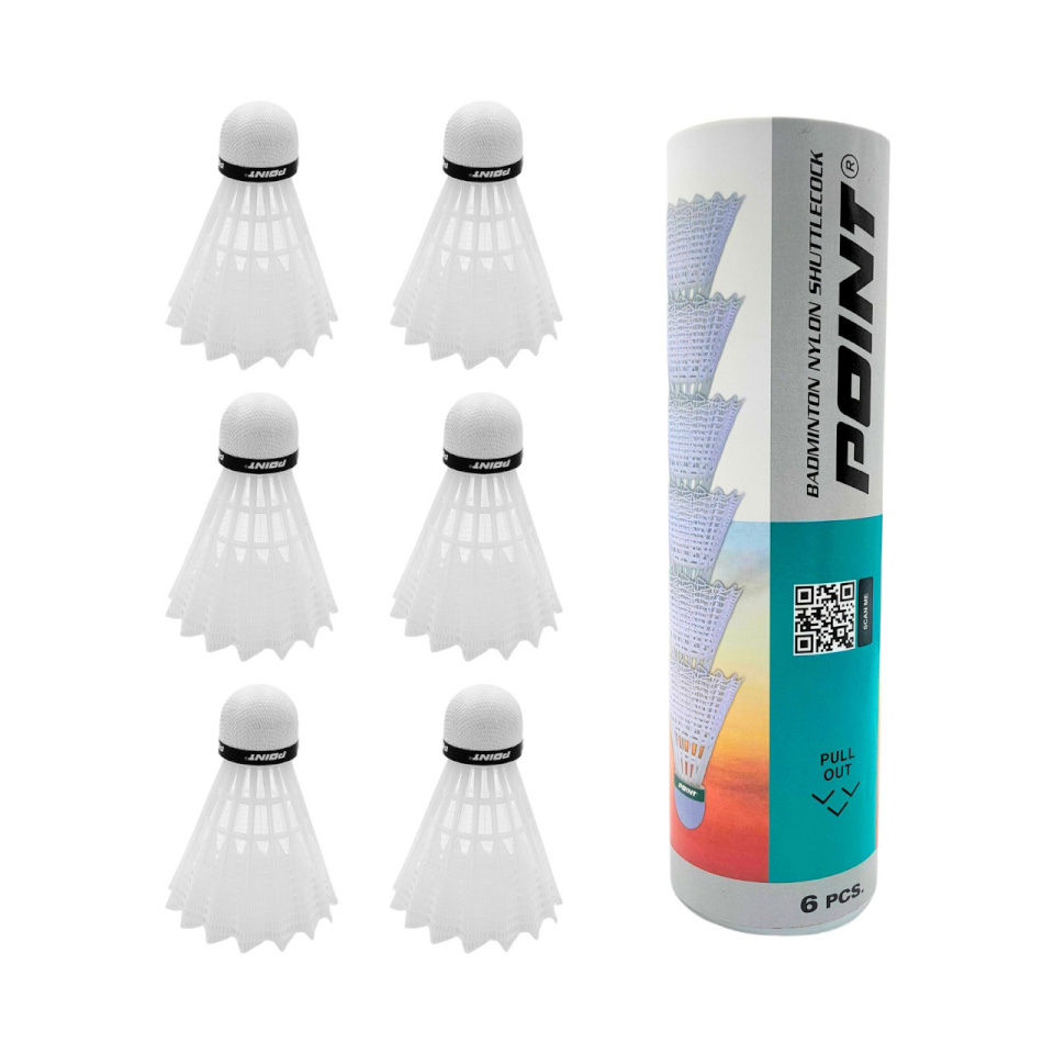 Sulgpallid Point 6 Szt. valge