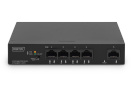 Digitus switch Digitus 4 Port Gigabit PoE DN-95330-1 10/100/1000 Mbps (RJ-45), Unmanaged, Desktop, Ethernet LAN (RJ-45) ports 4
