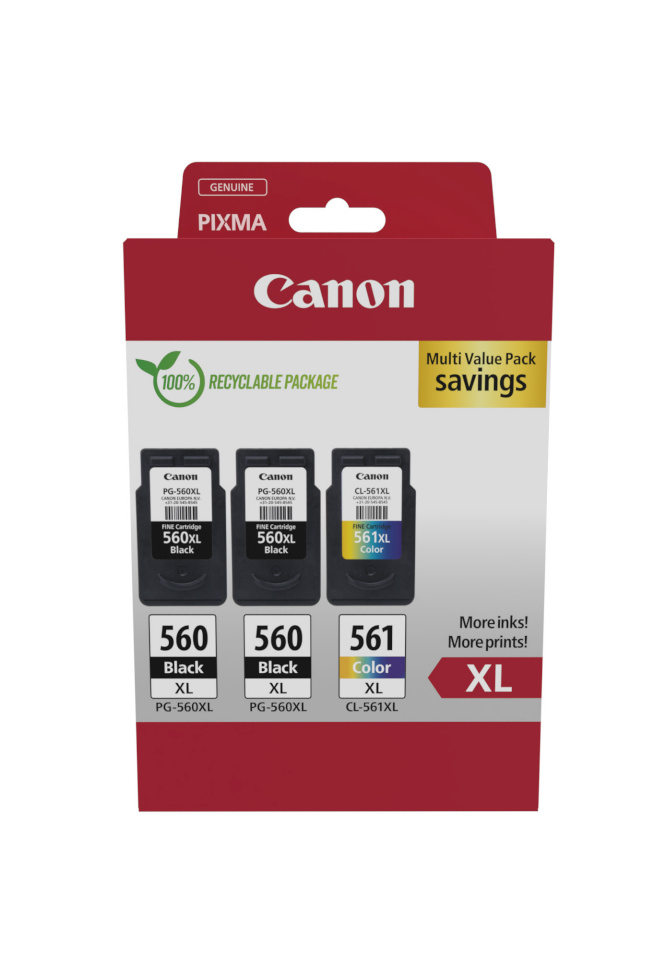 Canon tindikassett Canon PG-560 XL x2 / CL-561 XL Multi Pack