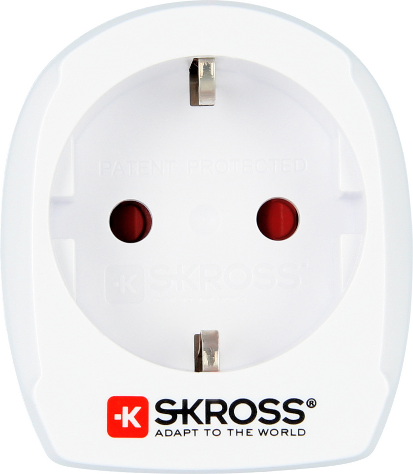 SKROSS reisiadapter, EUR -> Lõuna-Aafrika, maandatud