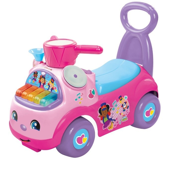 Pulio Price Ride-On Musical Parade roosa