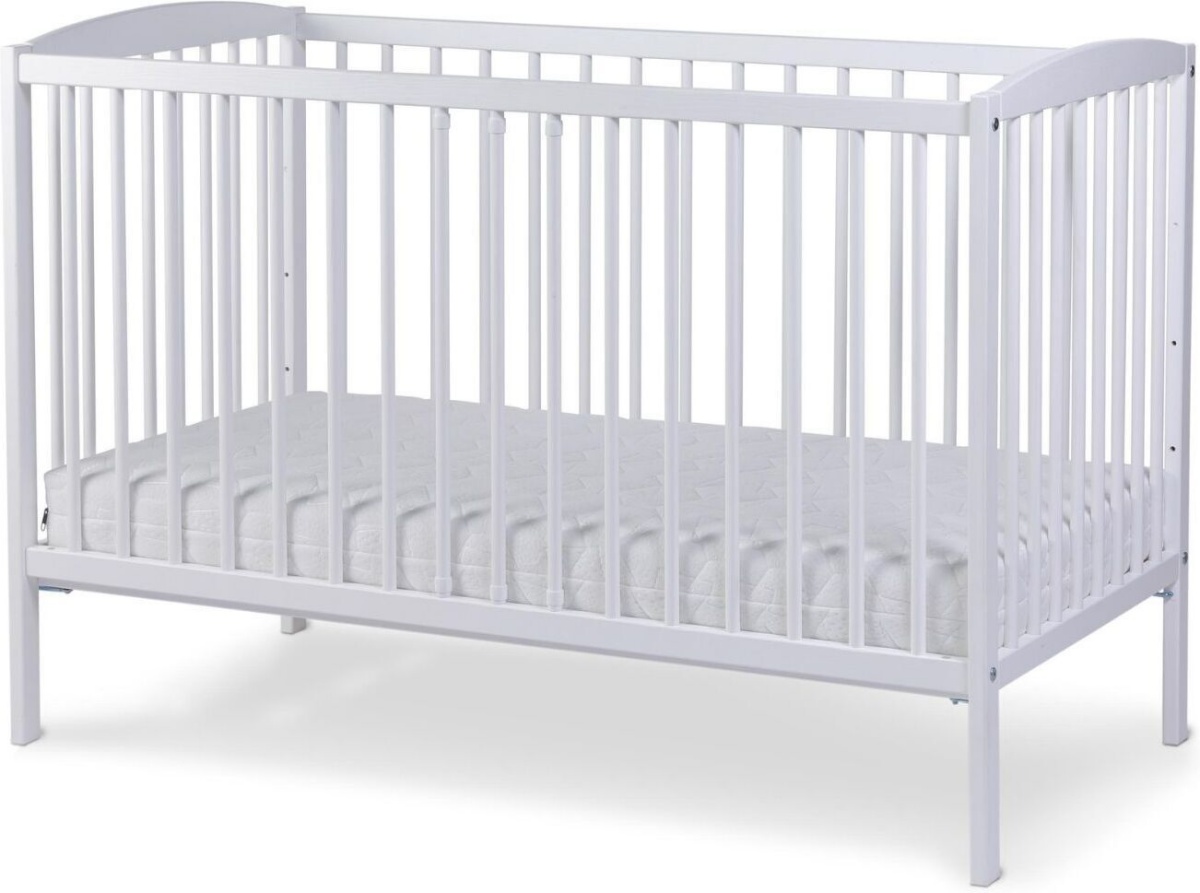 Nordbaby voodi Lassio, 120x60cm, valge