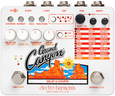 Electro-Harmonixi kitarripedaal Grand Canyon Delay ja Looper Pedal