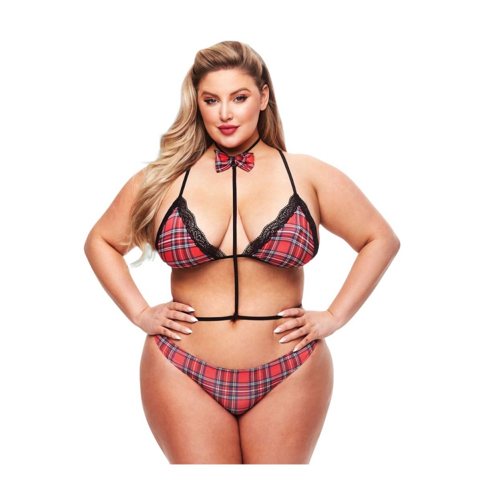 Teacher’s Pet Erutika Kostüüm School Girl Mitmevärviline Queen size