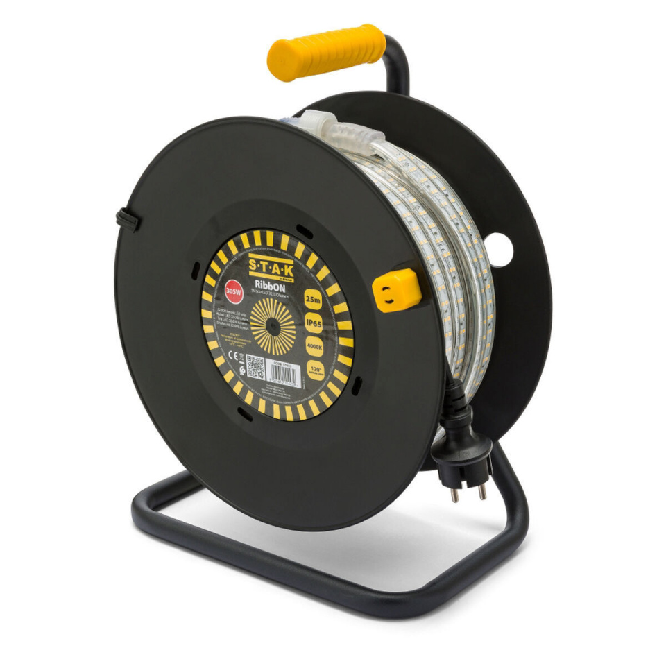 Velamp LED ribad 4000 K must läbipaistev