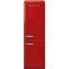 Smeg külmik FAB32RRD6 50-ndate stiil, 196cm, 234/97 l, 35dB, elektrooniline juhtimine, NoFrost, punane