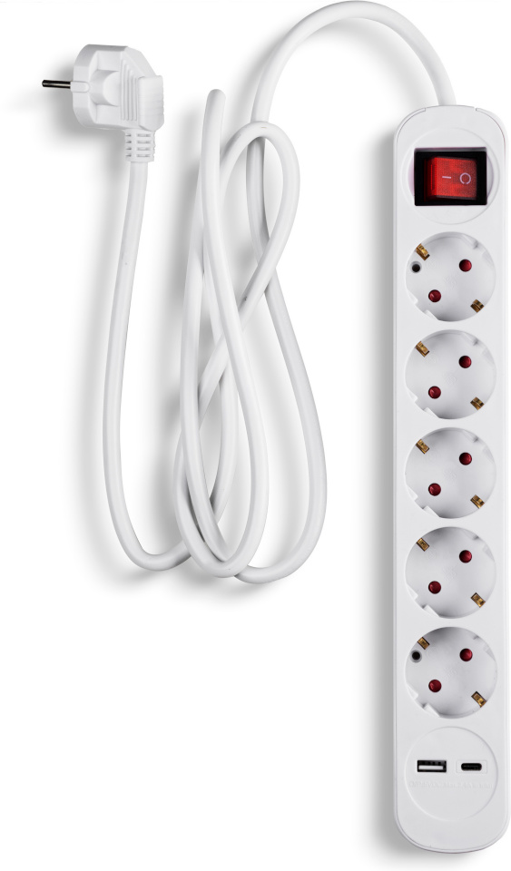 Fuj:tech pikendusjuhe 7-osaline, 1.5 m, valge