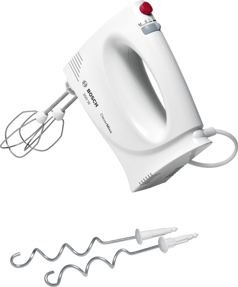 Bosch käsimikser MFQ3030 CleverMixx Hand Mixer 350W, valge
