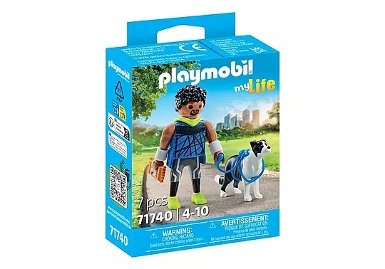 Playmobil klotsid 71740 My Life 71740 Jogger with Border Collie