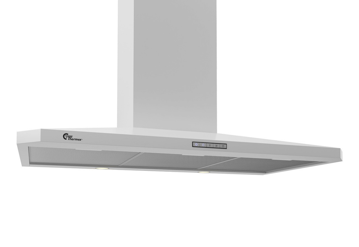 Thermex seinale kinnitatav õhupuhasti Decor 787, ventilatsiooni juhtimine/võimendus, 90 cm, valge