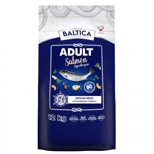 Baltica kuivtoit koerale Excellent Hypoallergenic Adult Medium Breeds Salmon, 12kg