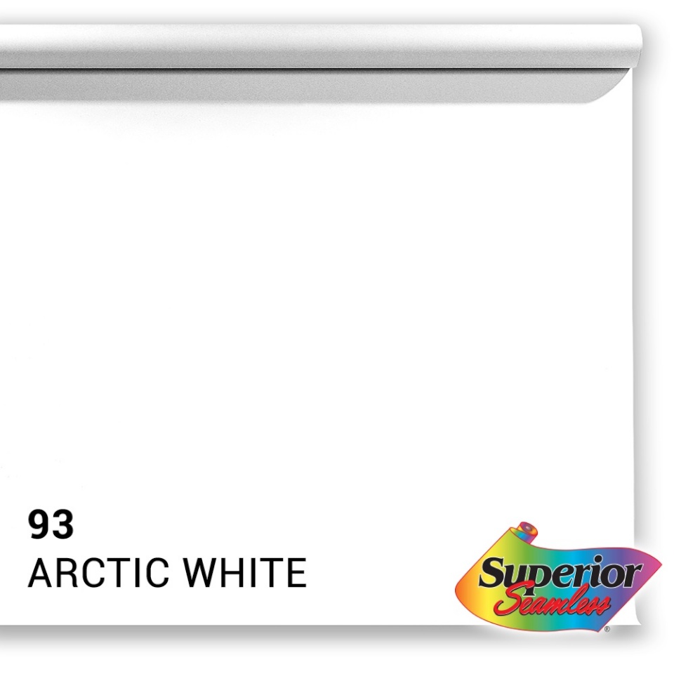 Superior taust Background Paper 93 Arctic White 2.72x25m