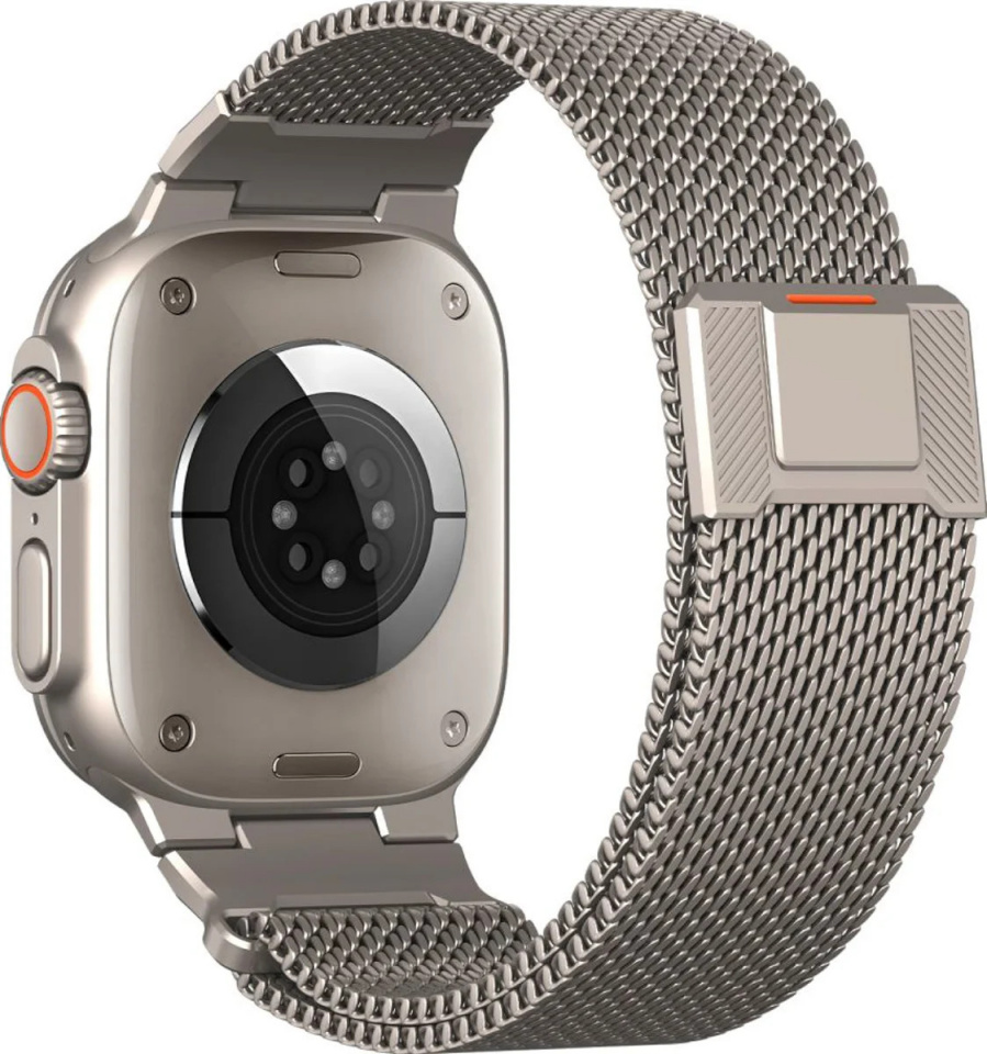 Tech-Protect kellarihm Milano Vanguard Apple Watch 44/45/46/49mm, titanium