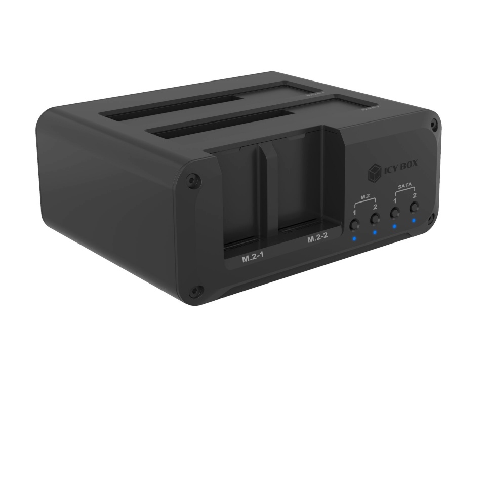 Icy Box kettaboks Club Case 2925 4-Bay Gehäuse 2x NVMe 2x SATA