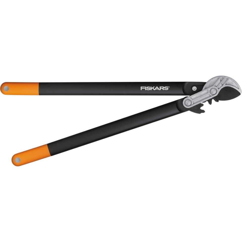 Fiskars oksakäärid L77 PowerGear II Anvil Lopper, must/oranž