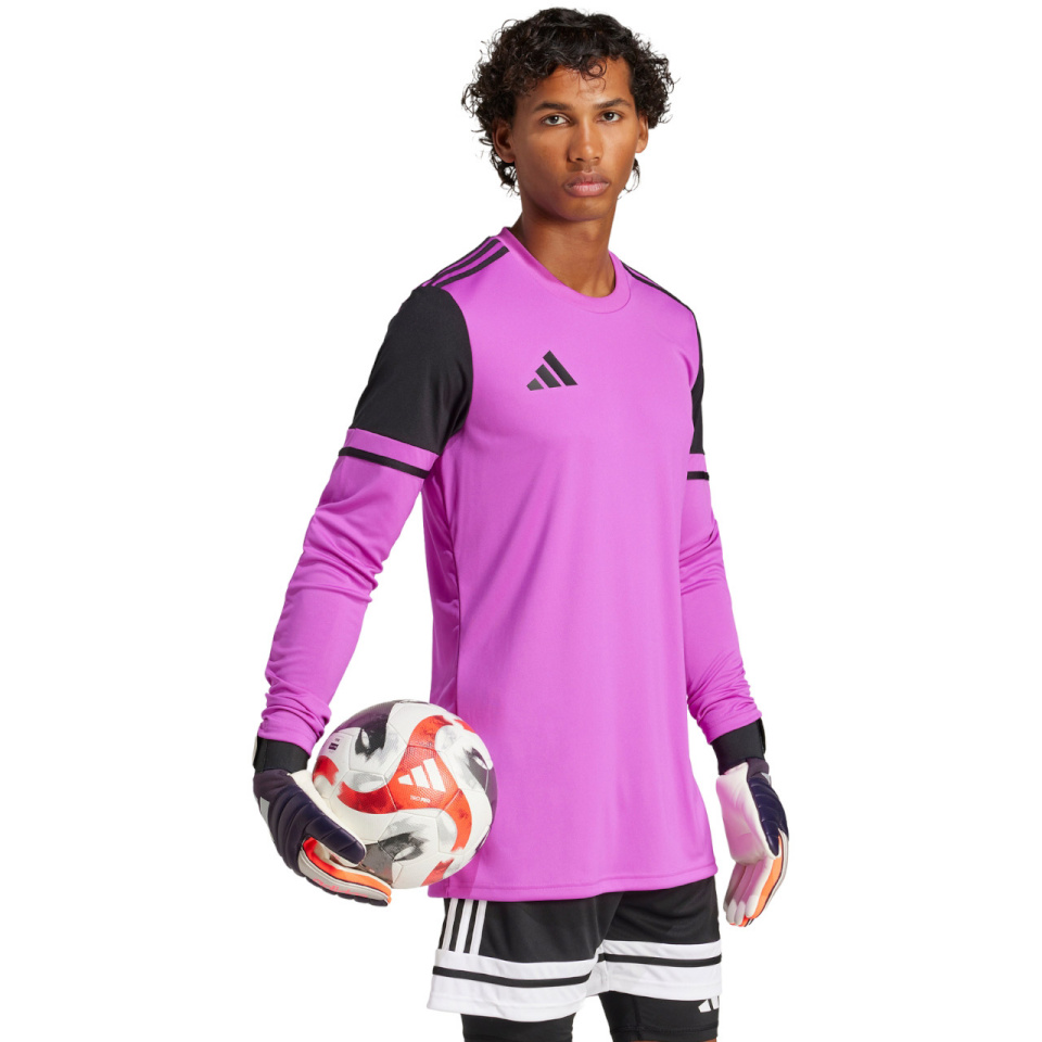 Adidas Teamwear T-särk Bramkarska meestele Squadra 25 Long Sleeve fuksia JC6209 suurus S