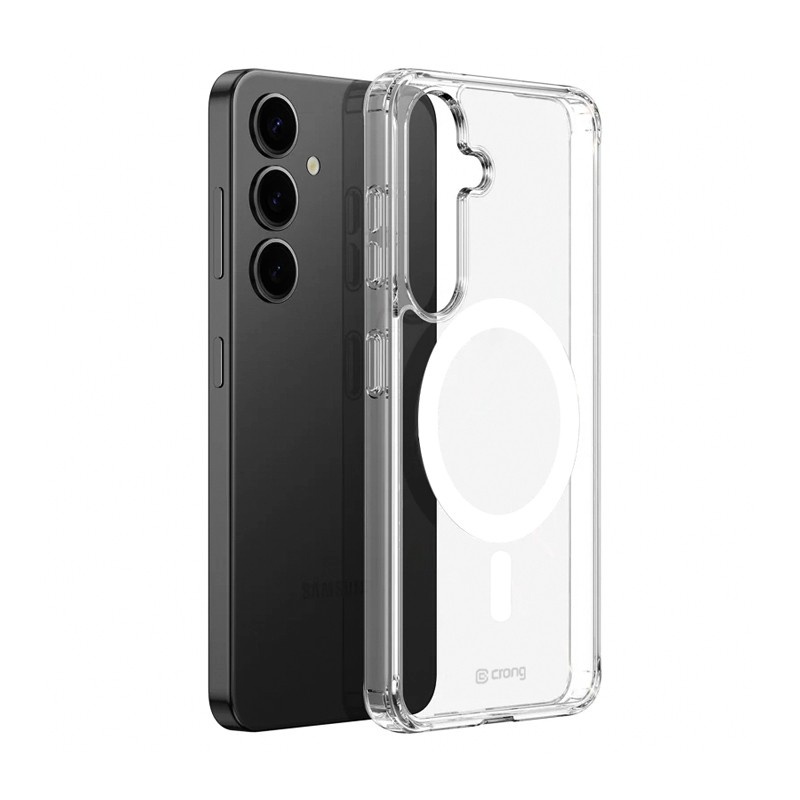 Crong kaitsekest Samsung S25 MagSafe läbipaistev