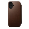 Nomad kaitsekest Modern Leather Folio iPhone 17 pruun