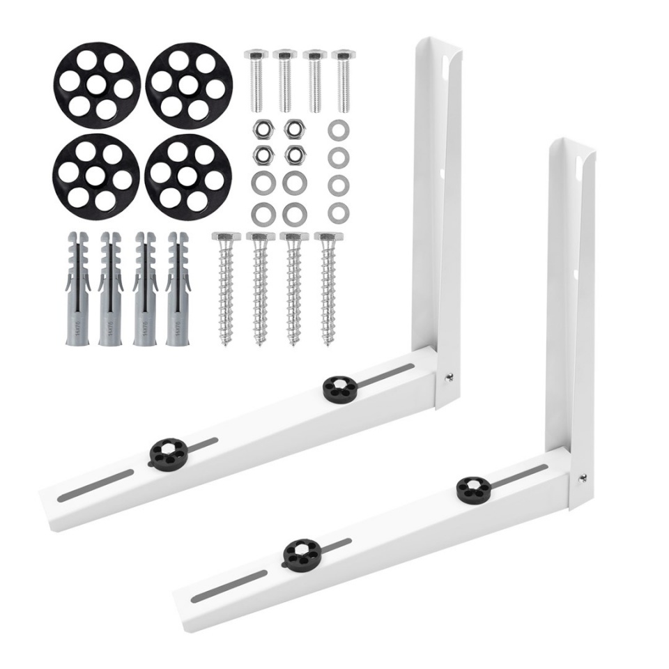 Maclean Bracket / Mount for konditsioneeri / Heat Pump, arm length 450x500 mm, galvanized steel, up to 200 kg, MC-145