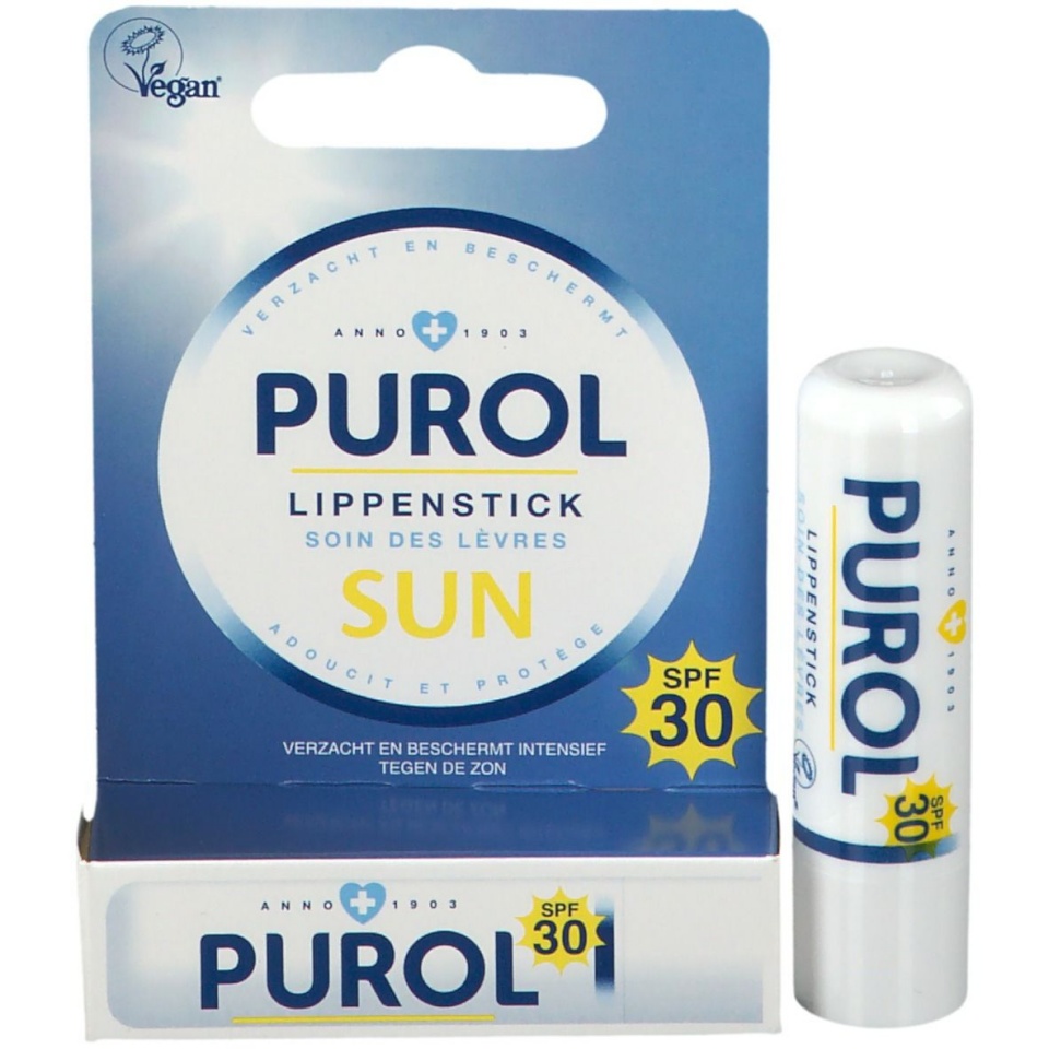 Purol huulepalsam Lipstick Sun 4,8g, unisex