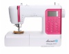 Lucznik õmblusmasin Patrycja 2090 Electromechanical Automatic Sewing Machine, valge/roosa