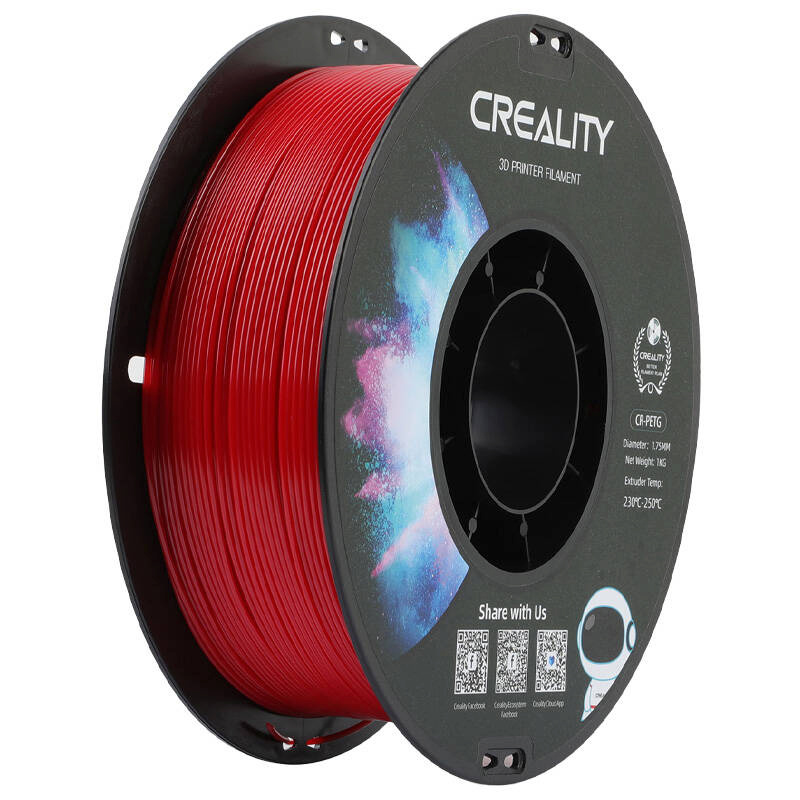 Creality 3D-printeri niit CR-PETG Filament (punane)