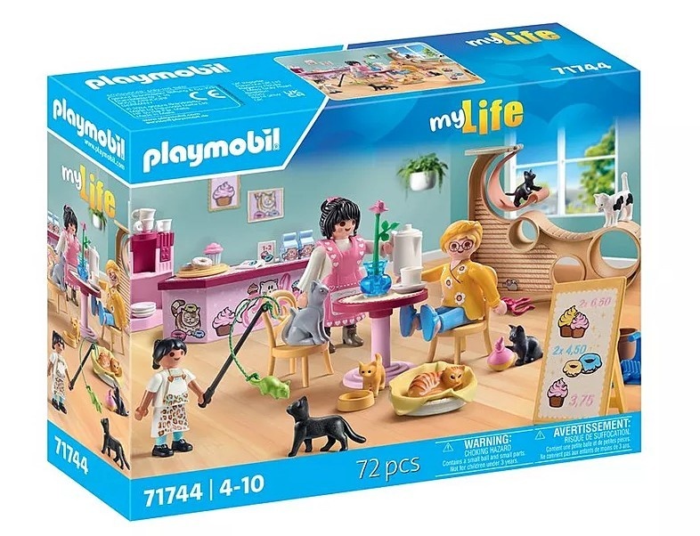 Playmobil klotsid Set z My Life 71744 Kocia kawiarnia