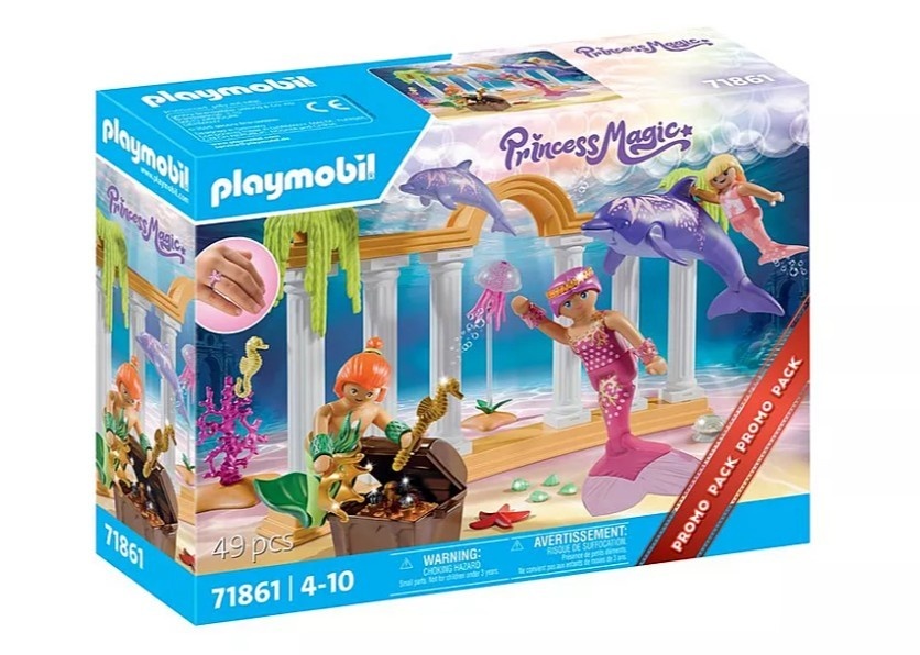 Playmobil klotsid Set z 71861 Syrenki ze skarbem i delfinem