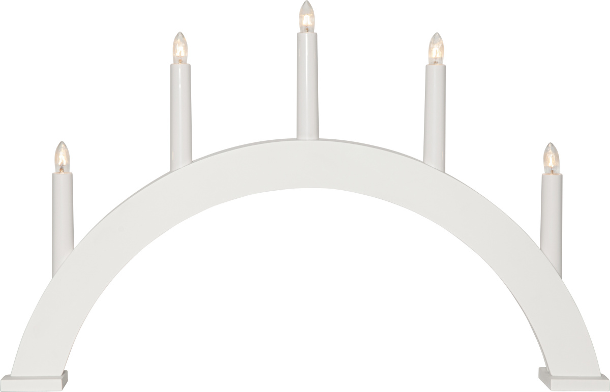 Star Trading küünlajalg Albo Bow Candlestick, valge