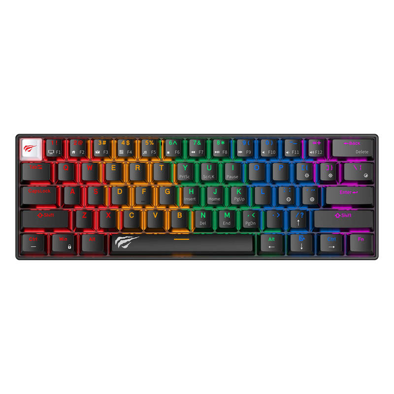Havit klaviatuur KB903L wired mechanical / gaming RGB keyboard (must)