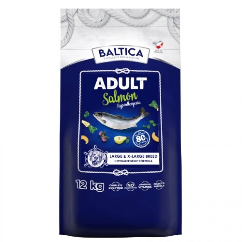 Baltica kuivtoit koerale Excellent Hypoallergenic Adult Large and X-Large Breeds Salmon, 12kg