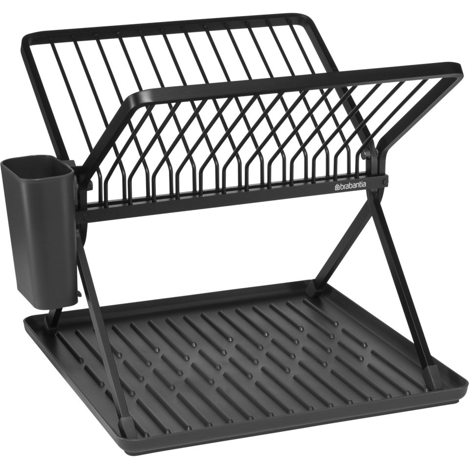 Brabantia nõudekuivatusrest Foldable Dish Drying Rack Small, tumehall