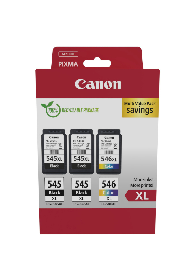 Canon tindikassett Canon PG-545 XL x2 / CL-546 XL Multi Pack