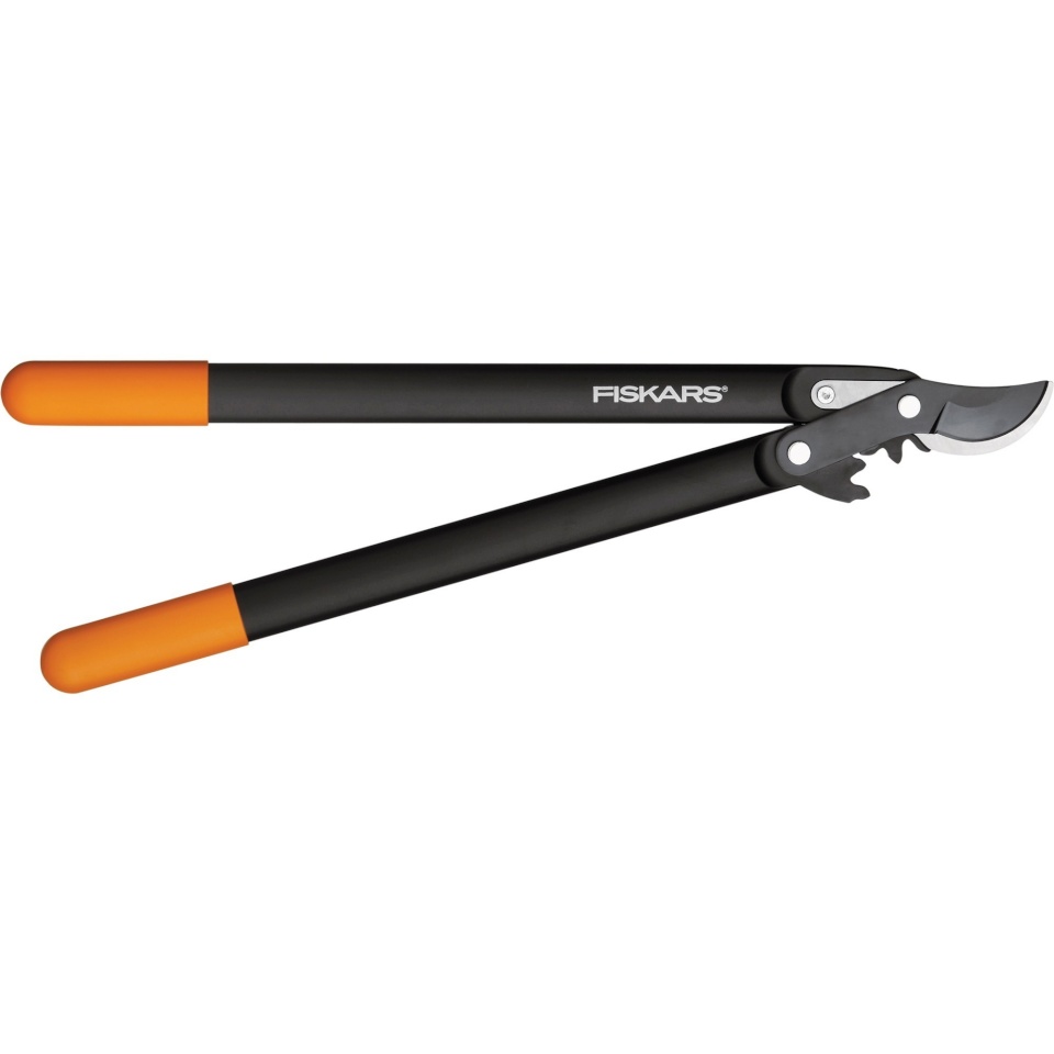 Fiskars oksakäärid L76 PowerGear II Bypass Geared Lopper, must/oranž