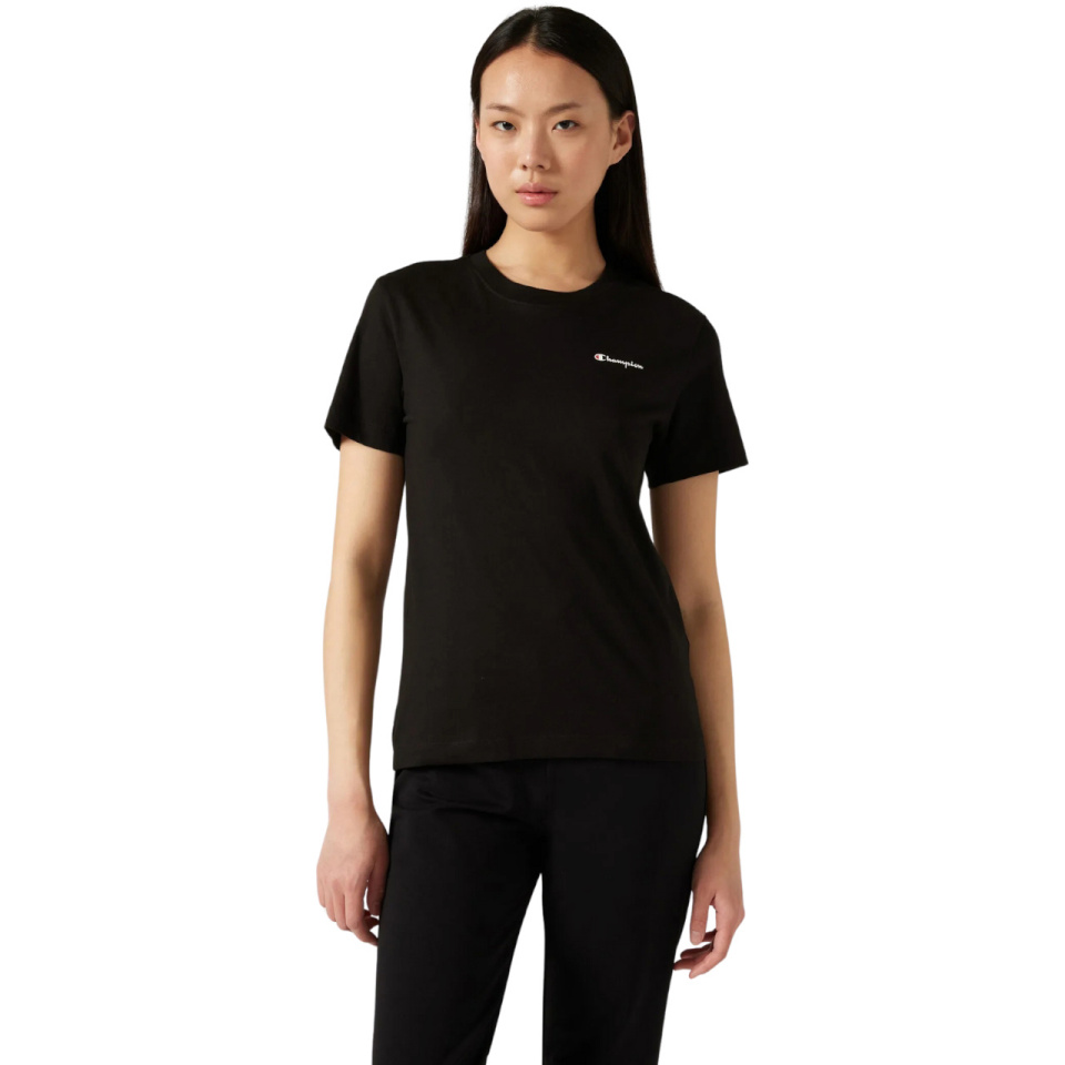 Champion T-särk naistele SS Tee must 118091 KK001 suurus XL