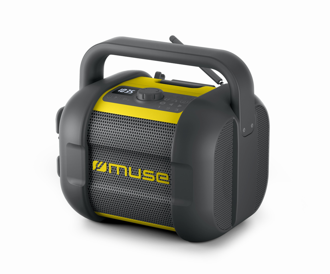 Muse kõlar | Jobsite Bluetooth Radio | M-968 BTY | 40 W | Bluetooth | NFC features