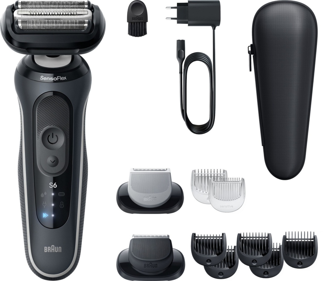 Braun habemepiiraja 62-G1650s Series 6 Shaver, must