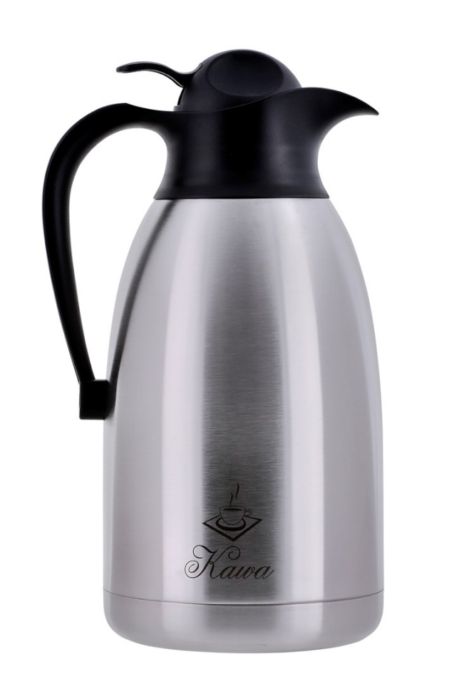 PROMIS termospudel Steel jug 2.0 l, coffee print