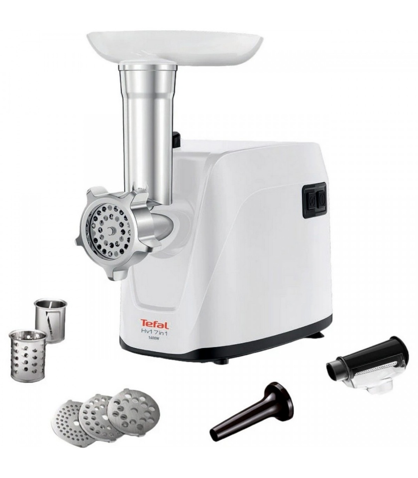 Tefal hakklihamasin HV1 Classic Meat Mincer + Sausage Accessory, 1600W, valge