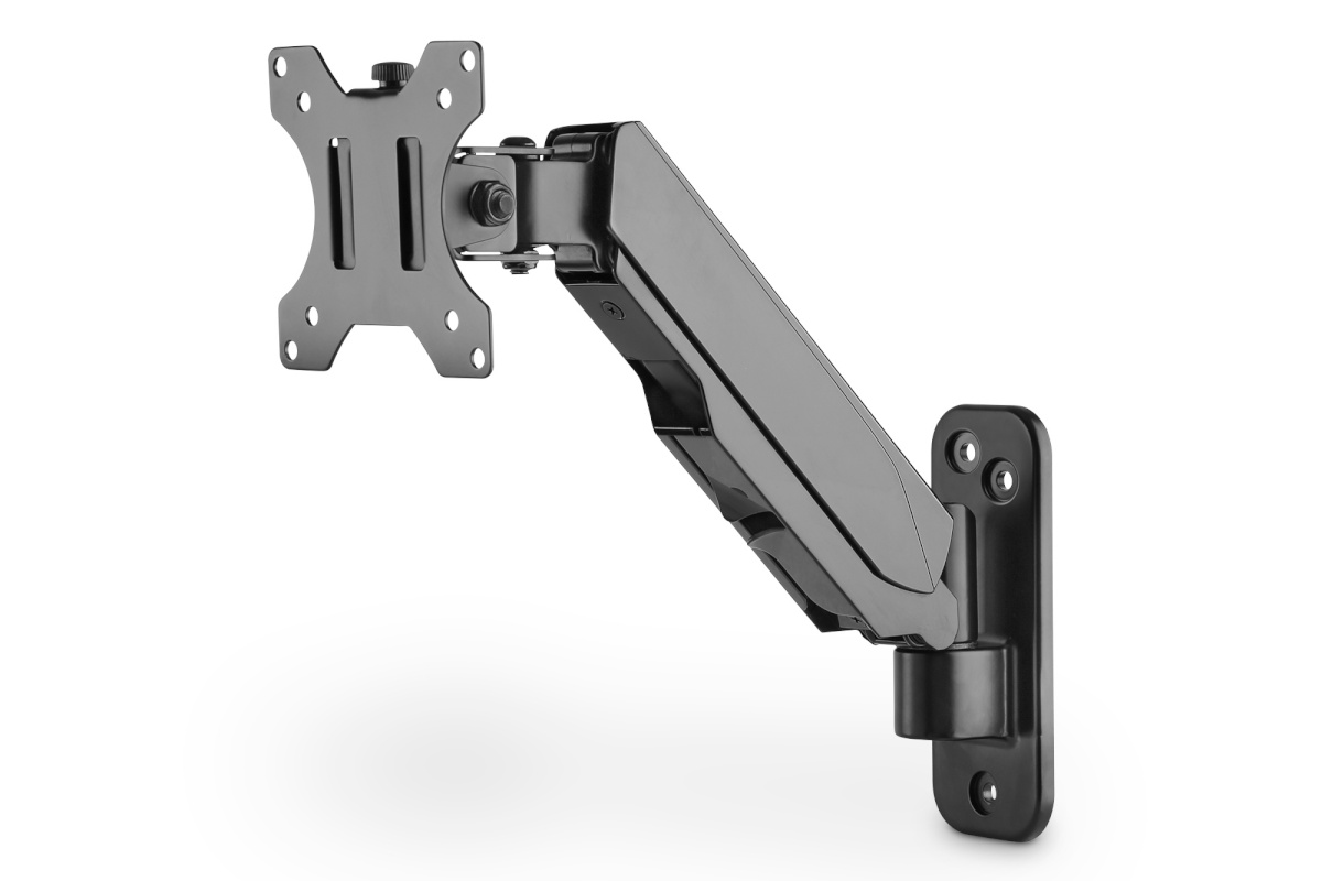 Digitus seinakinnitus Wall Mount | DA-90396 | Adjustable Height, Rotate, Tilt | 17-32 " | Maximum weight (capacity) 8 kg | must