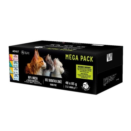 Petrepublic kassitoit Mega Pack Chicken, Turkey, Lamb, Salmon, Tuna, 48x85g