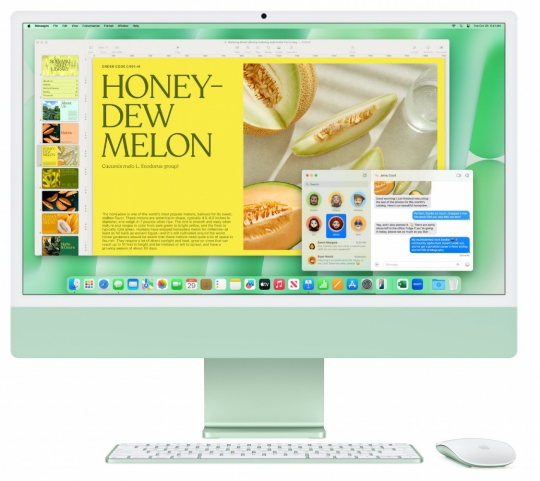 Apple arvuti iMac 24 inch: M4 10/10, 32GB, 2TB SSD - roheline