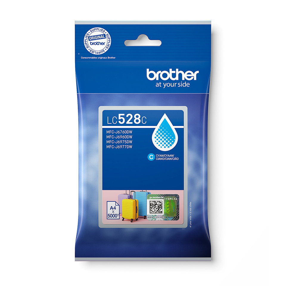 Brother LC528C, tindikassett Ink Cartridge, Cyan