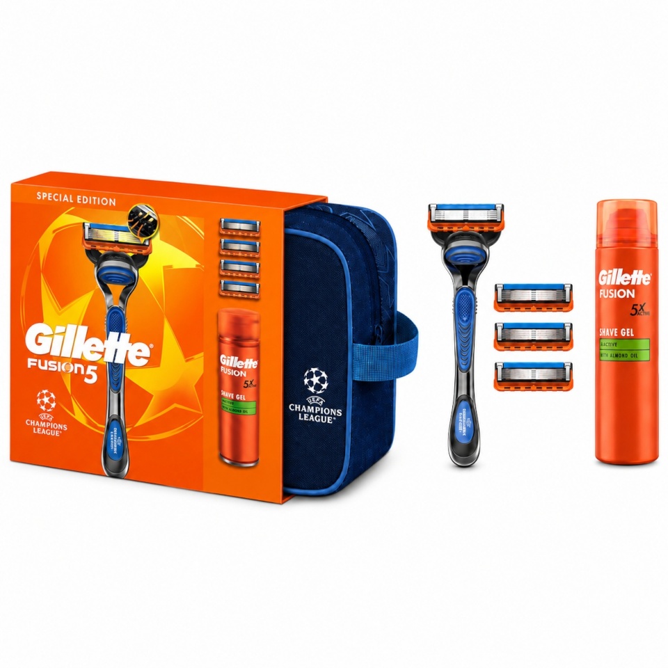 Gillette Fusion5 UEFA Kinkekott
