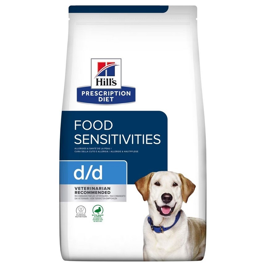Hill's kuivtoit koerale PD D/D Food Sensitivities, Duck and Rice, 4kg