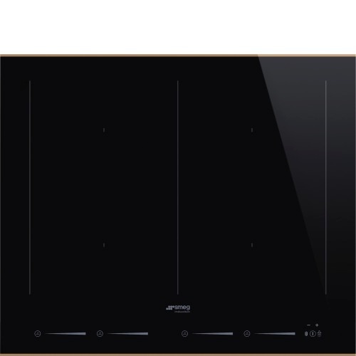 SMEG pliidiplaat SIM6644R Dolce Stil Novo, 4 x multi induktsioon, 60cm, lõigatud, must/vask
