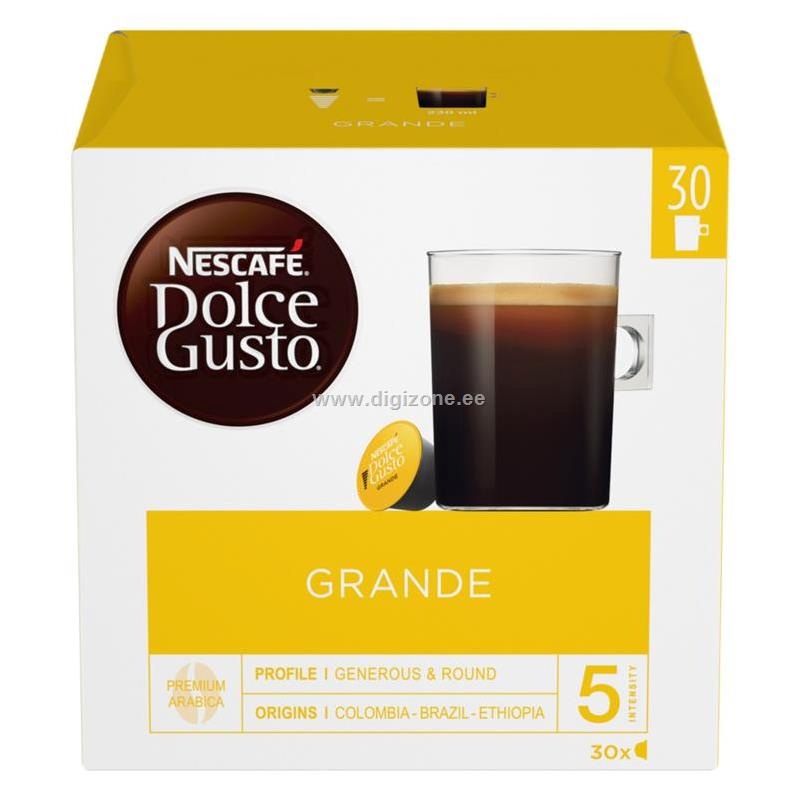 Nescafe kohvikapslid Dolce Gusto Grande Aroma, 30tk